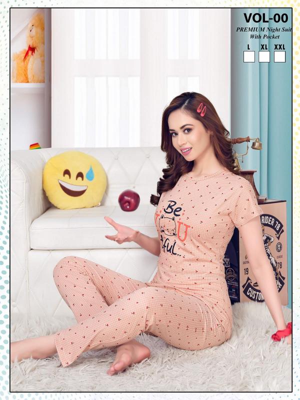 Summer Special Vol 86 A Printed Cotton Night Suit